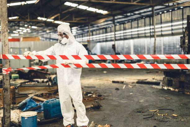Professional Crime Scene Cleanup technician working in South Amboy, NJ